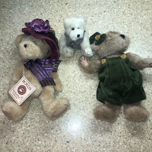 BOYDS BEAR COLLECTION OF 3‎ - Picture 1 of 16
